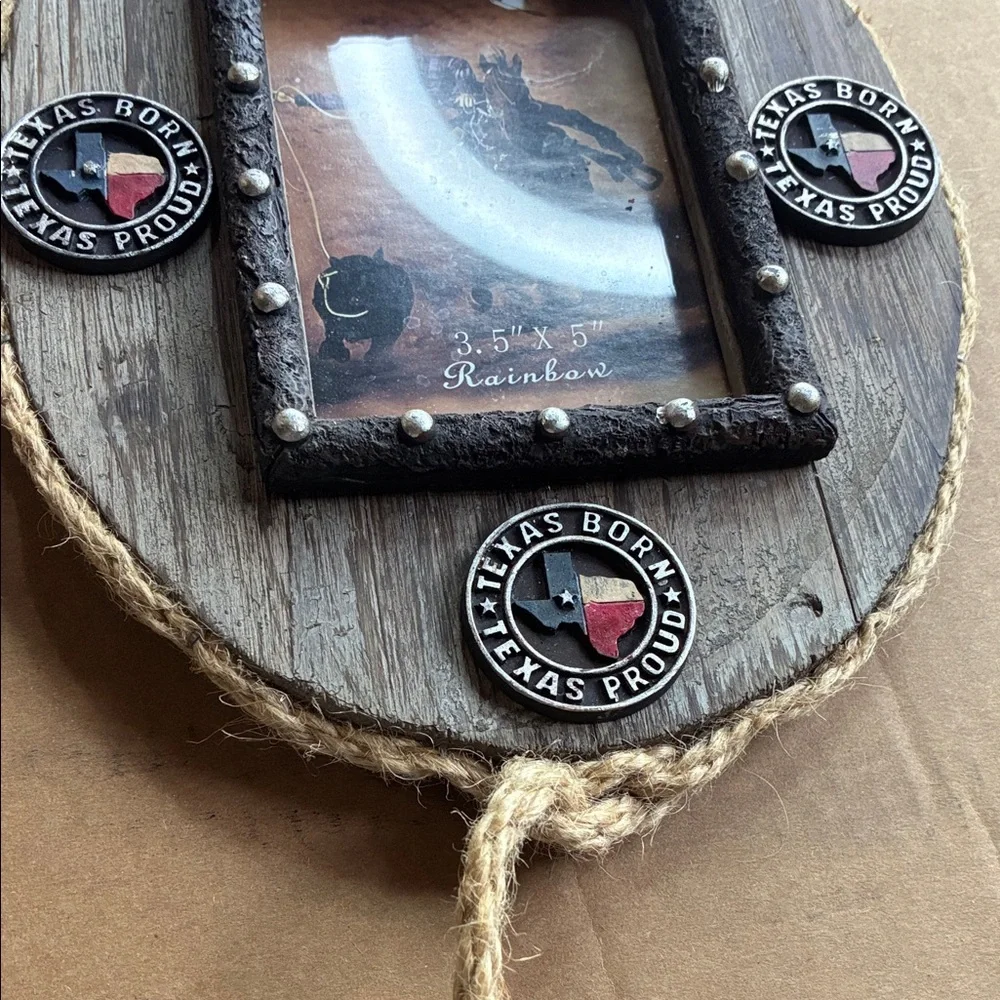 Texas Proud Rustic Rope Picture Frame - Picture 4 of 8
